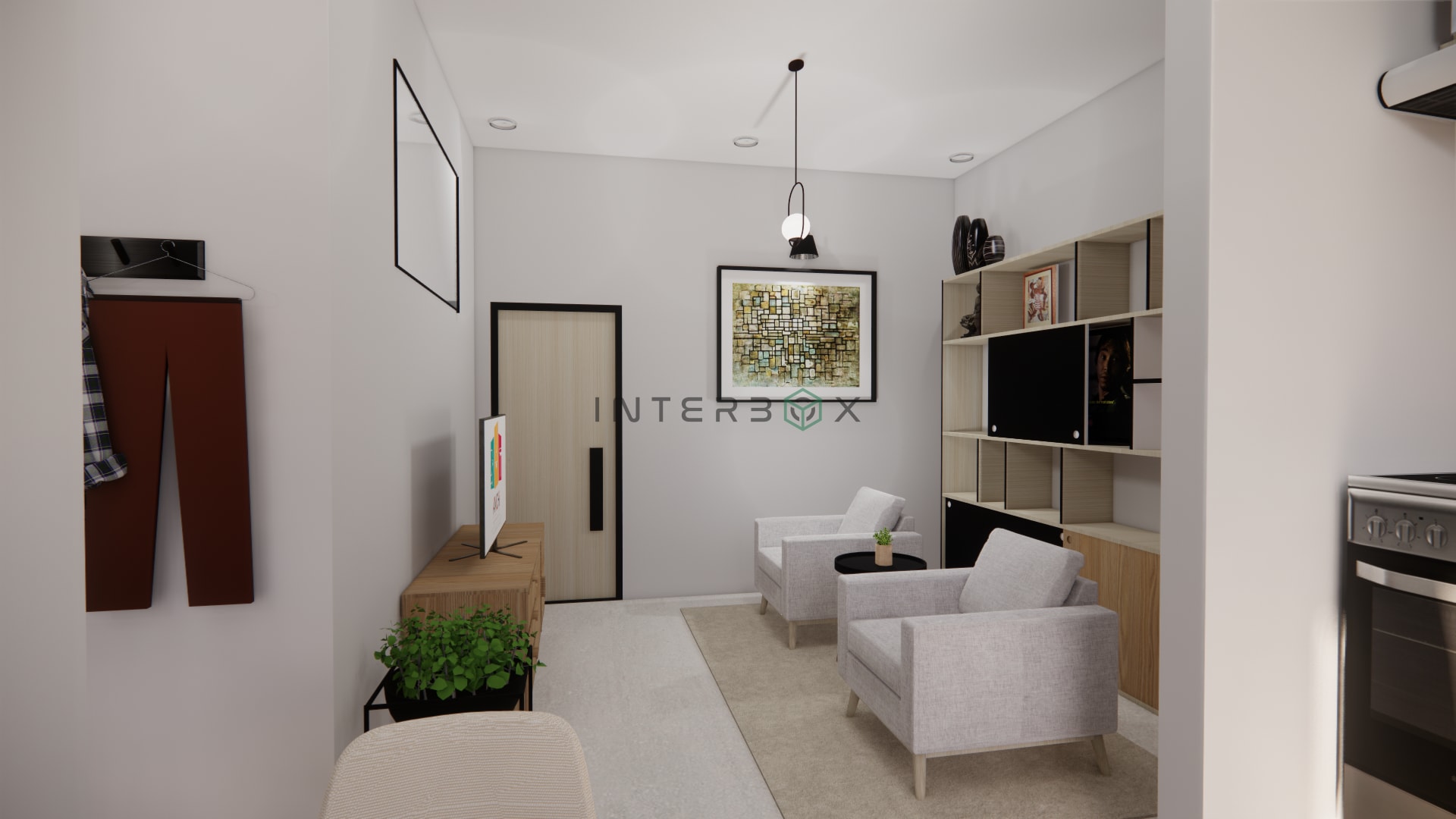 Japandi Studio Apartment