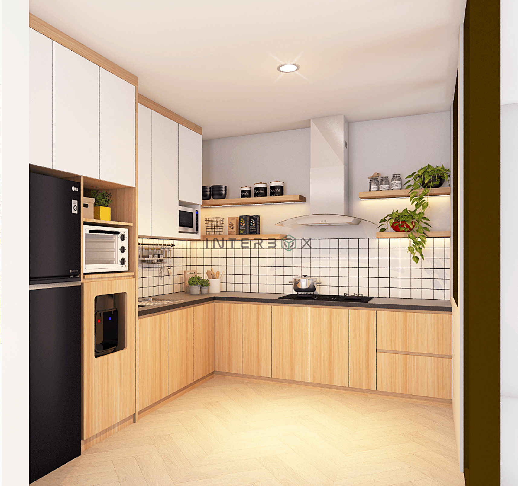 SEMI Japandi kitchen