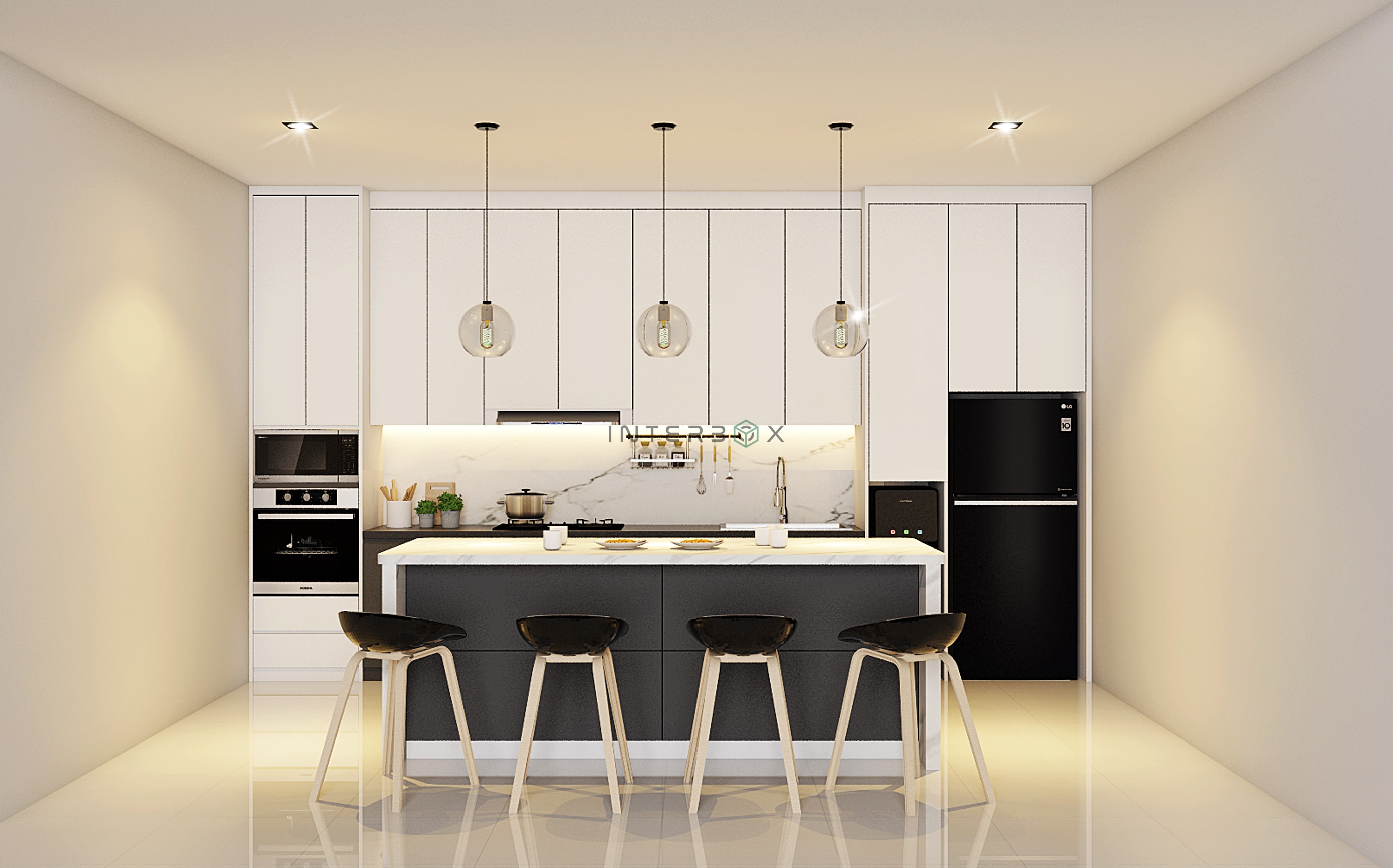 KITCHEN & ISLAND