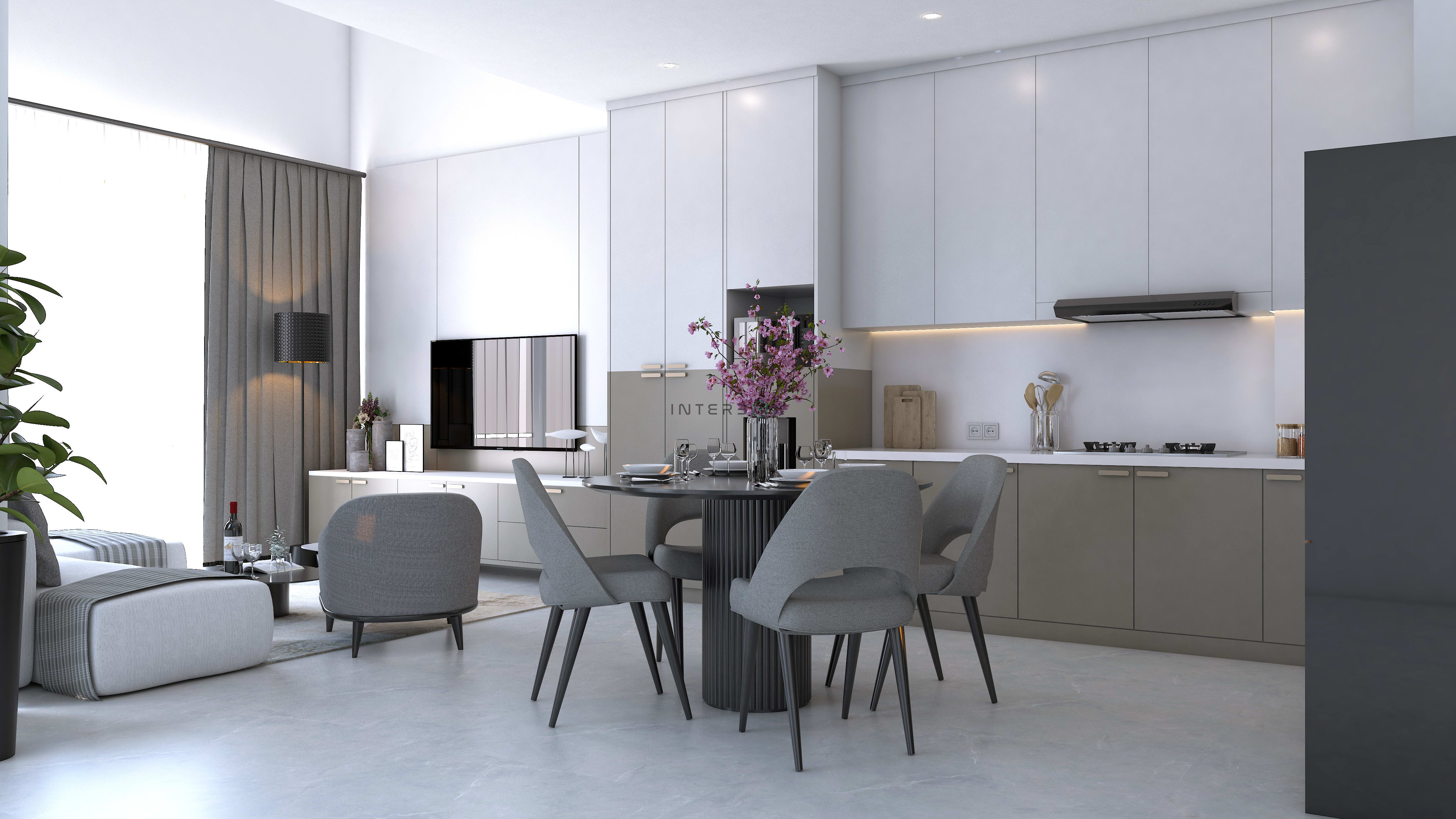 Apartment Living Room Penthouse