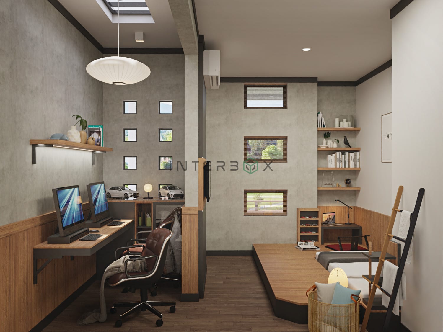 Bedroom Bold Japandi