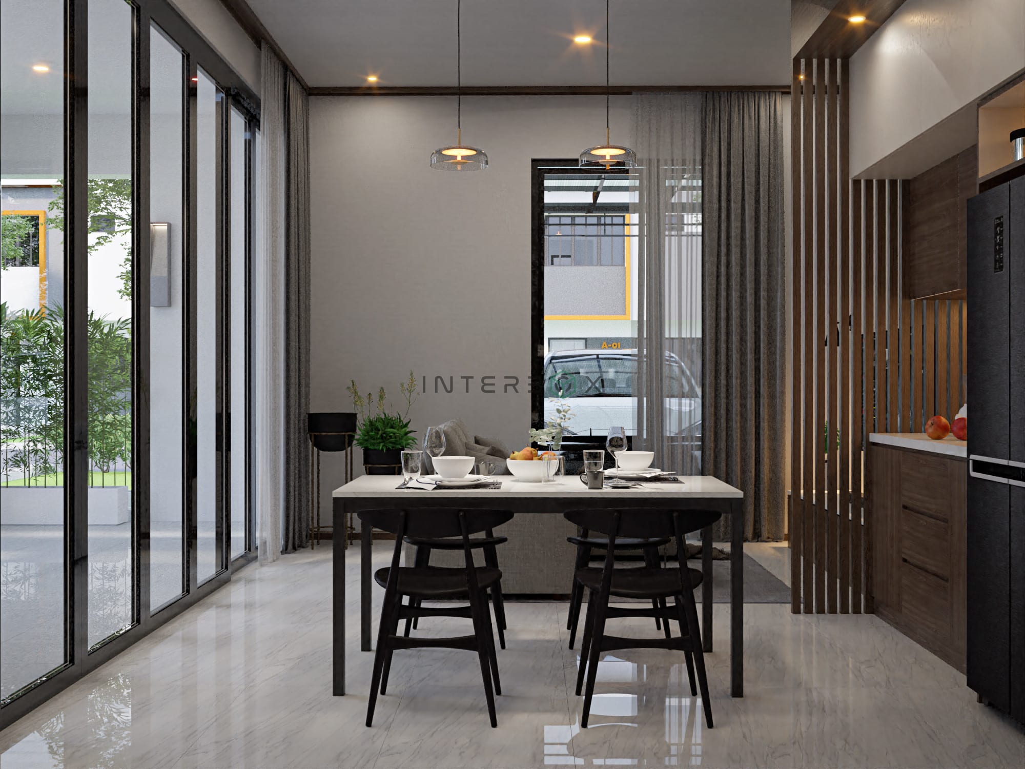 Pantry With Open space Living Room