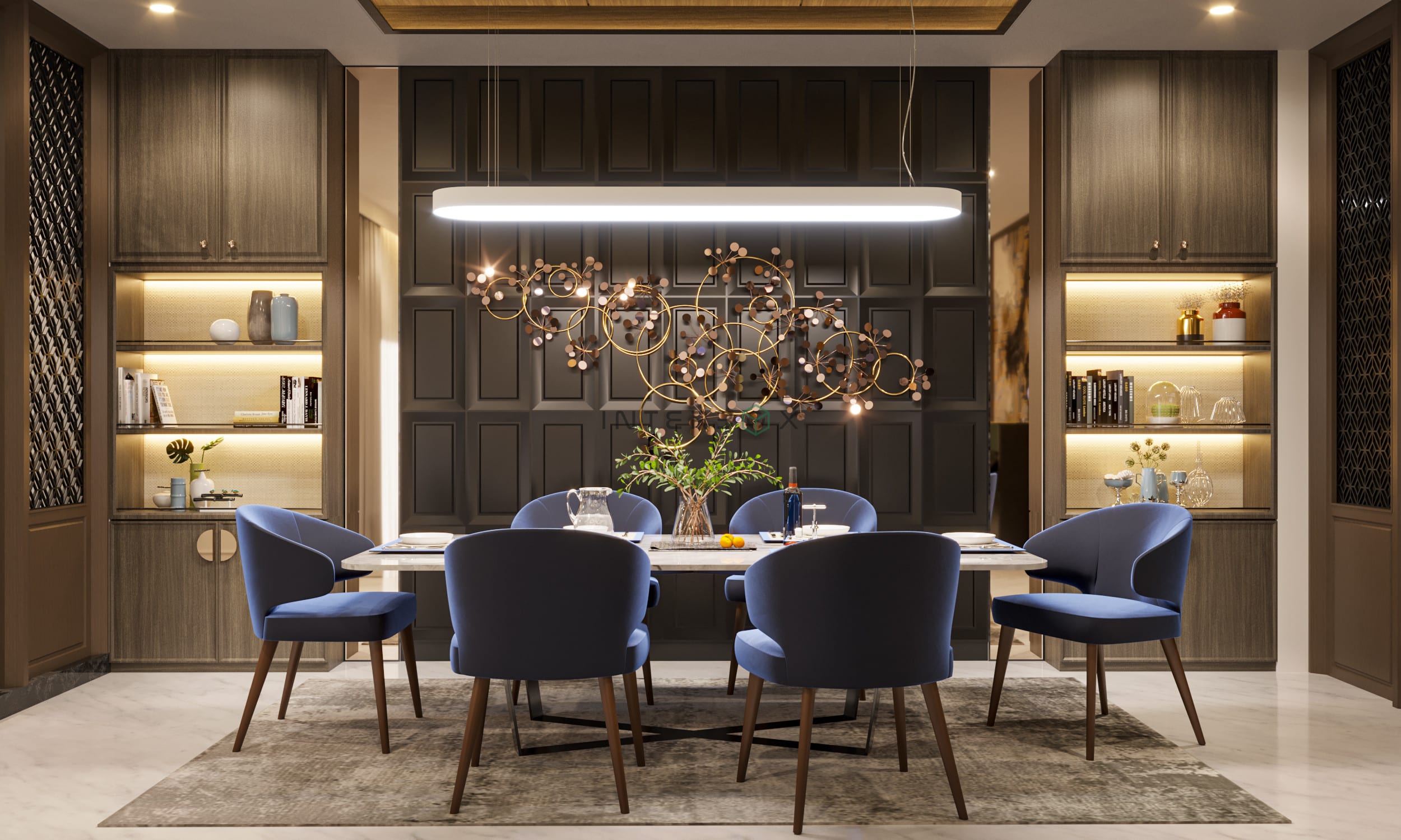 Dining Room Minimalist Luxury