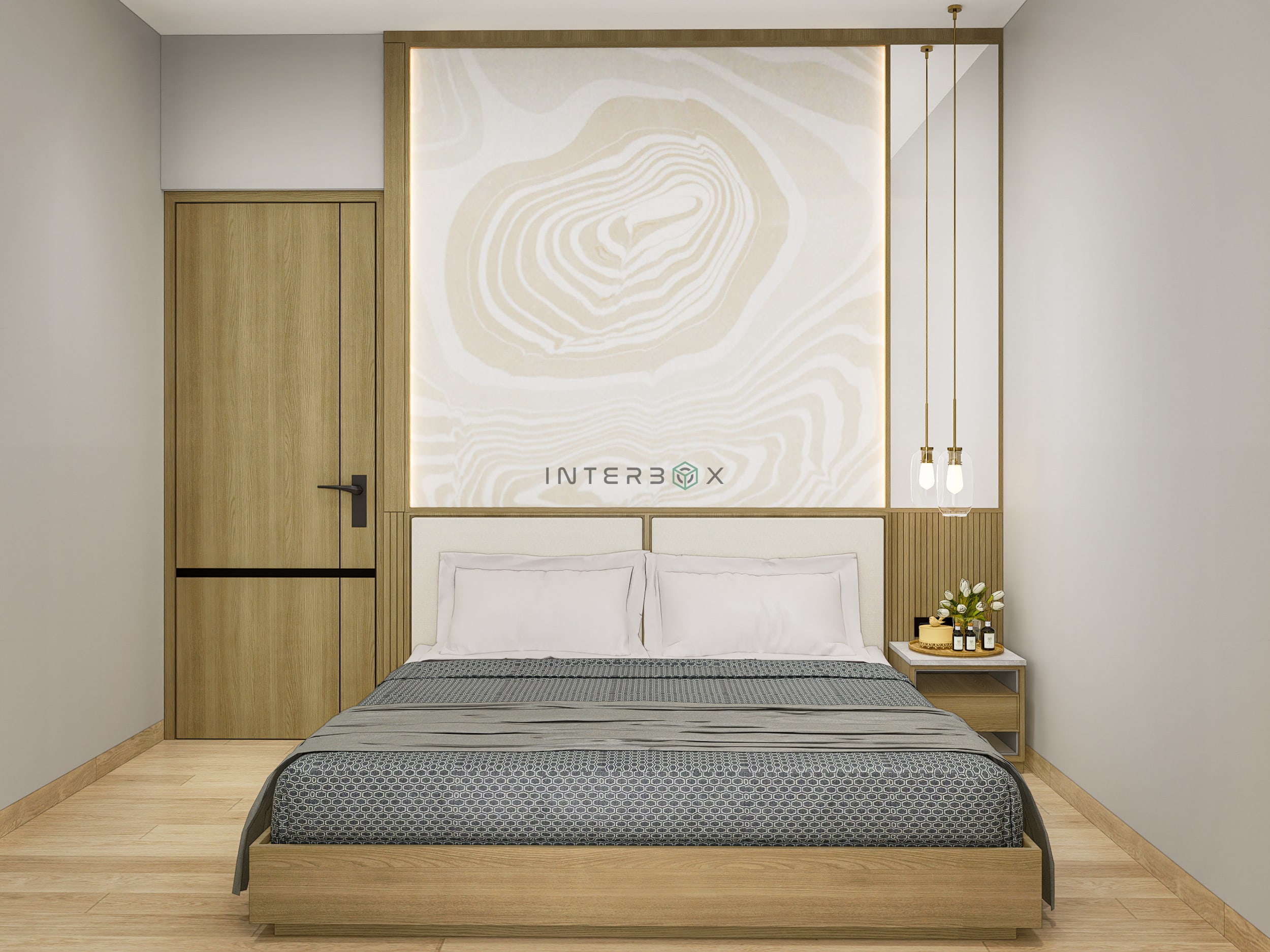 Bedroom Muji Scandinavian