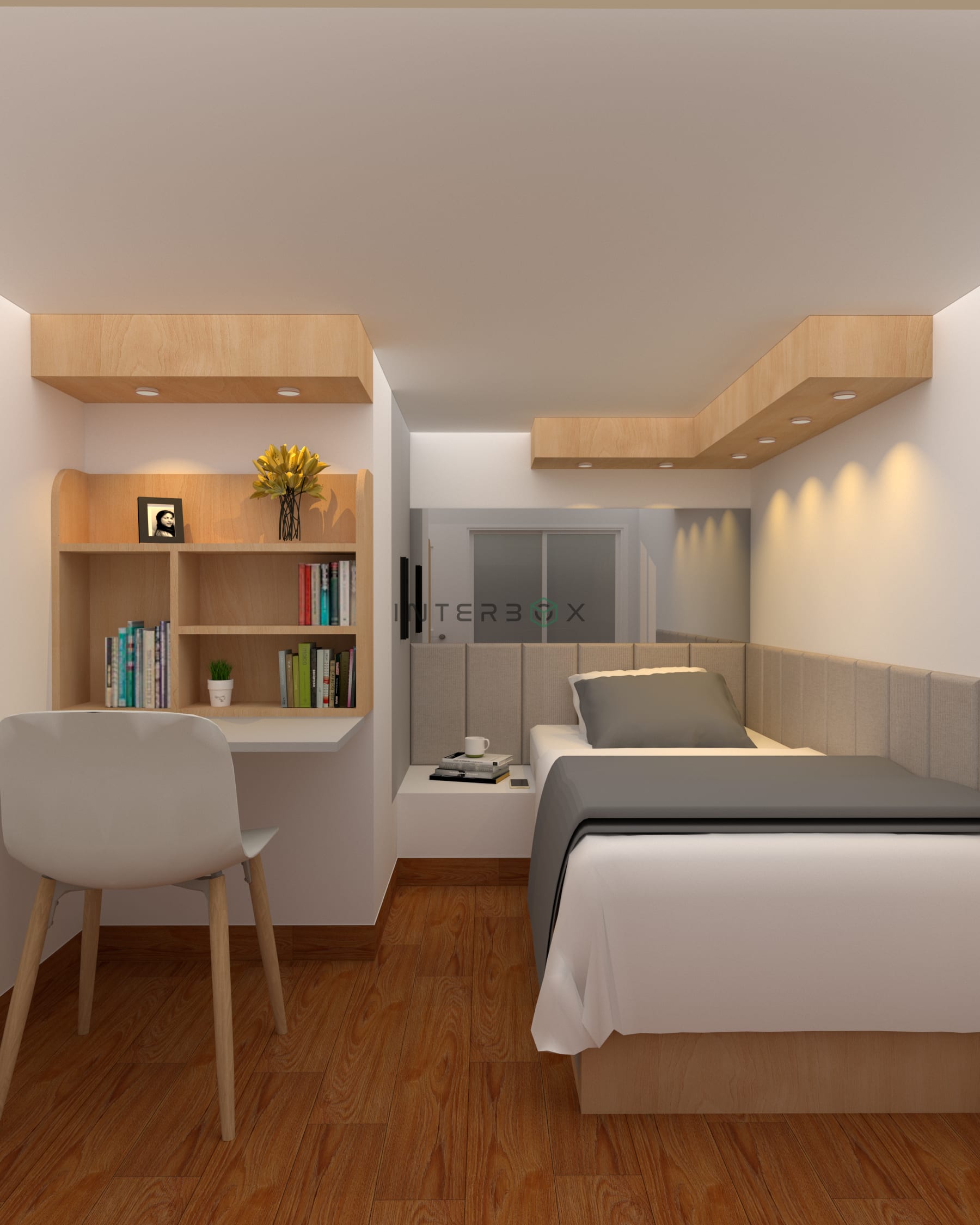 Japandi themed children bedroom