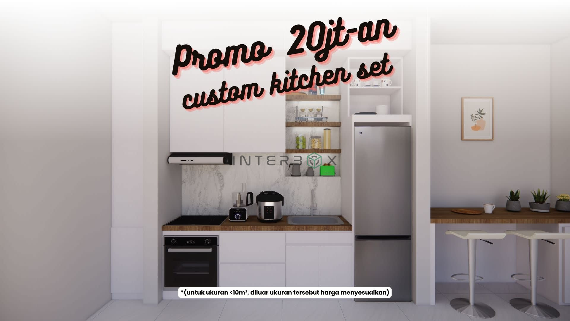 PROMO CUSTOM KITCHEN SET - Natural KItchen
