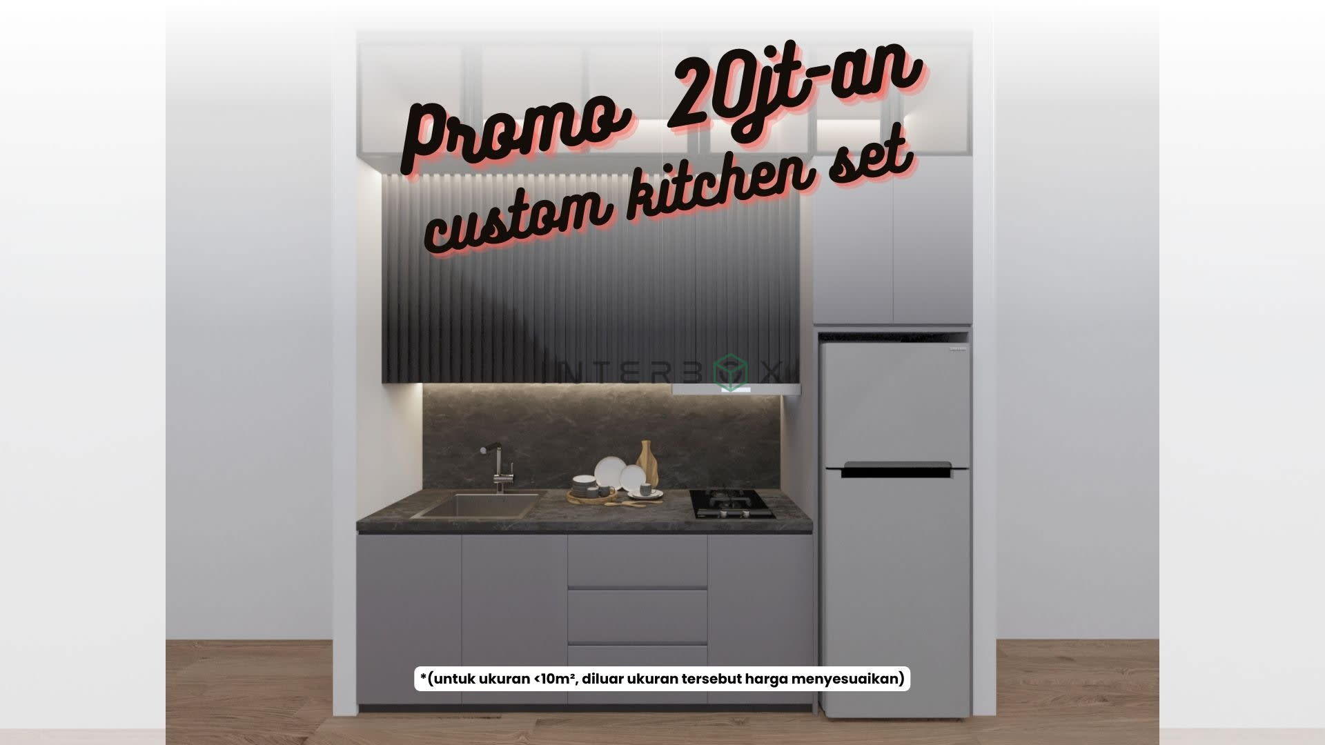 PROMO CUSTOM KITCHEN SET - MODERN MINIMALIS TIPE 2