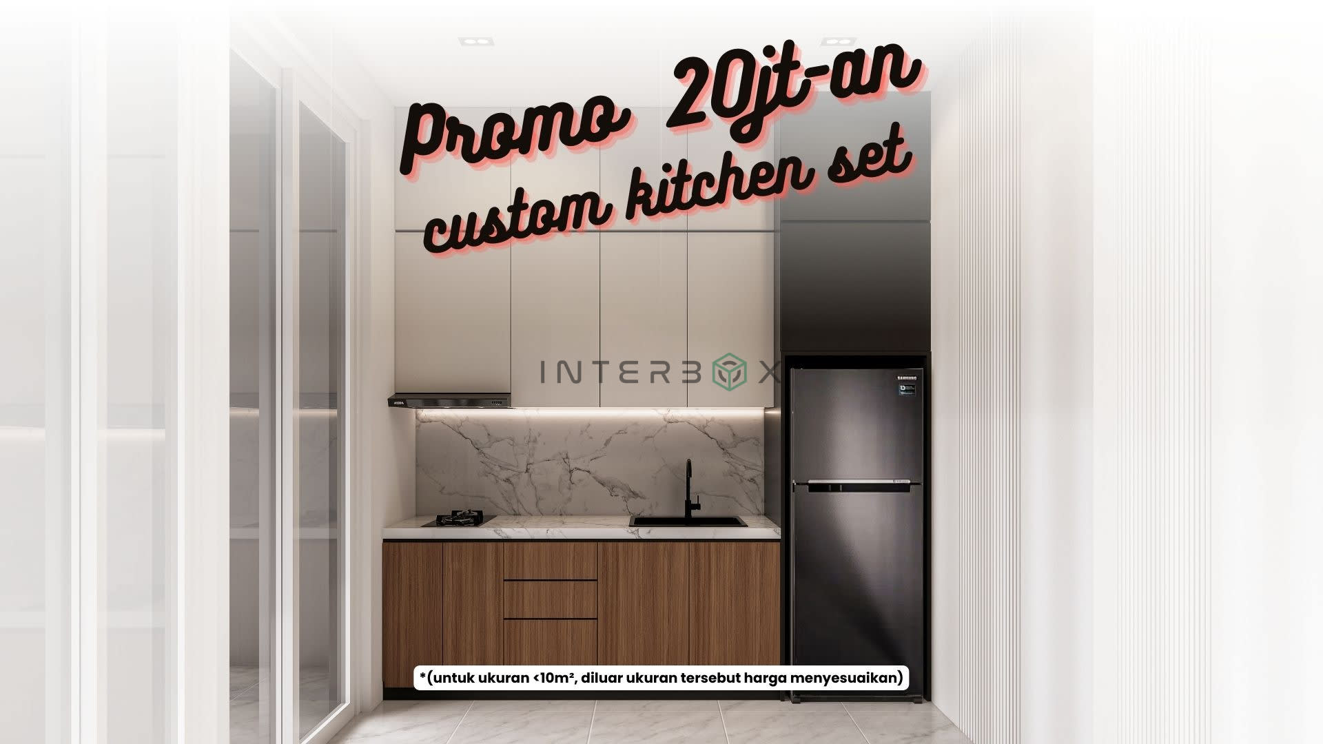 PROMO CUSTOM KITCHEN SET - MODERN MINIMALIST KITCHEN