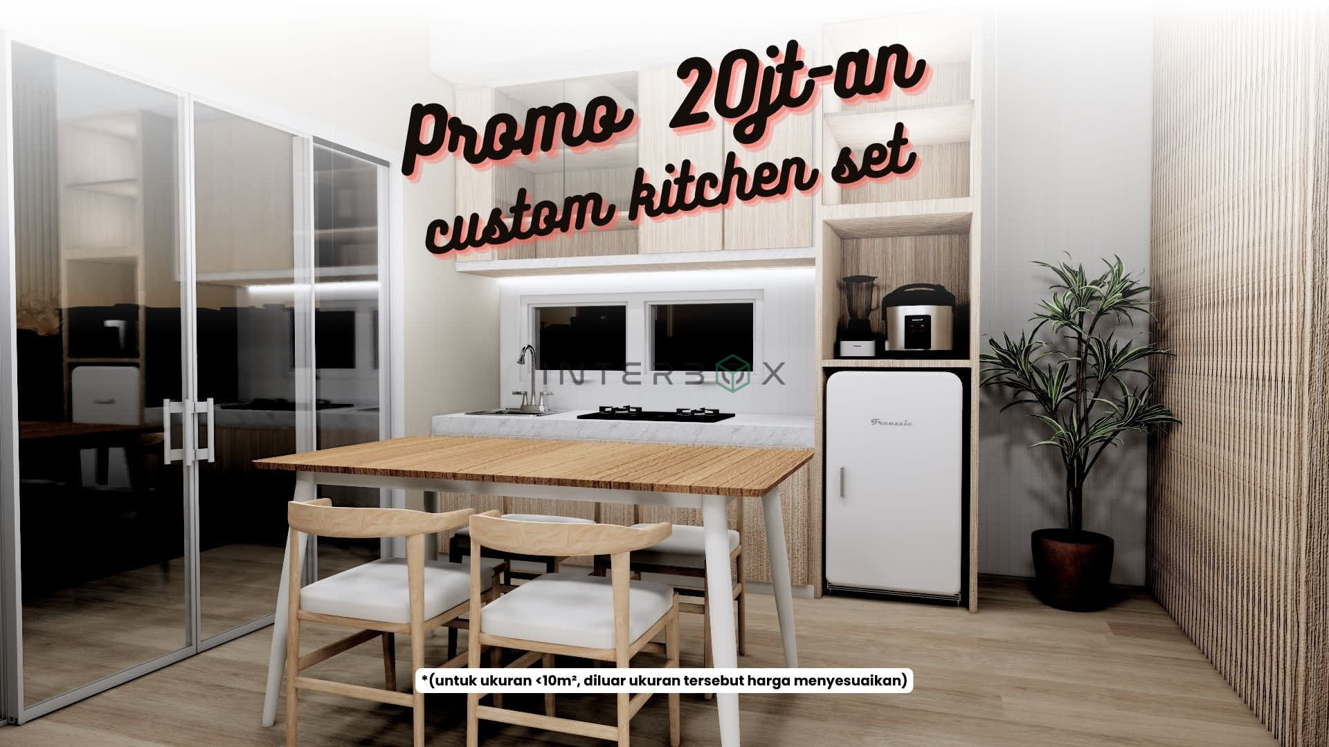 PROMO CUSTOM KITCHEN SET - Tiny Kitchen