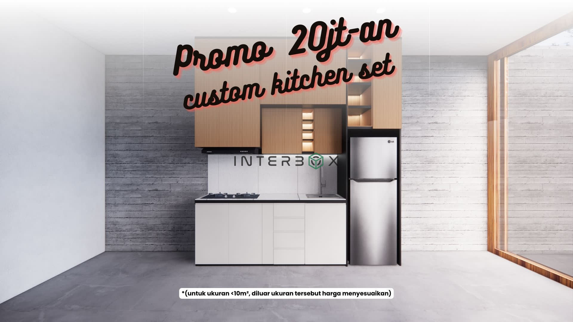 PROMO CUSTOM KITCHEN SET - Modern Minimalist Kitchen 1